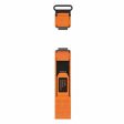 Huawei Watch GT 4 41mm   Garmin Venu 3S Nylon Watch Band 18mm Loop Fastener Strap - Orange For Discount