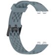 Huawei band 9   9 NFC   8   8 NFC Replacement band Adjustable Silicone Watch Strap - Steel Blue Discount