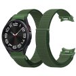 Samsung Galaxy Watch 6   5   4 nylon strap - Army Green Online Hot Sale