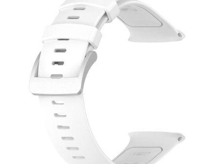 Polar Vantage V2 solid color silicone watch strap - White Fashion