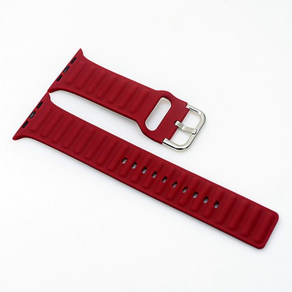 Apple Watch Series 6   5 40mm silicone watch band - Red Hot on Sale