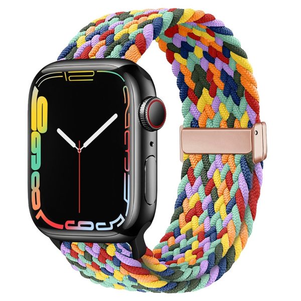 Apple Watch Series 41mm   40mm   38mm Nylon Strap Replacement - W-shape Colorful Online