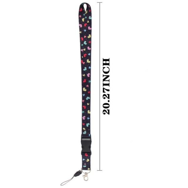 Universal cool pattern phone lanyard - Alpacas on the west and I Love Yous For Cheap