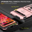 Armor Series Google Pixel 9 Case Bump Resistant and Flexible Kickstand Phone Cover with Slide Lens Shield - Rose Gold Sale