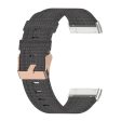 Fitbit Sense 2   Versa 4 nylon watch strap - Dark Grey Online Sale