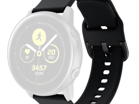 Samsung Galaxy Watch 5   4 silicone watch strap - Black Sale