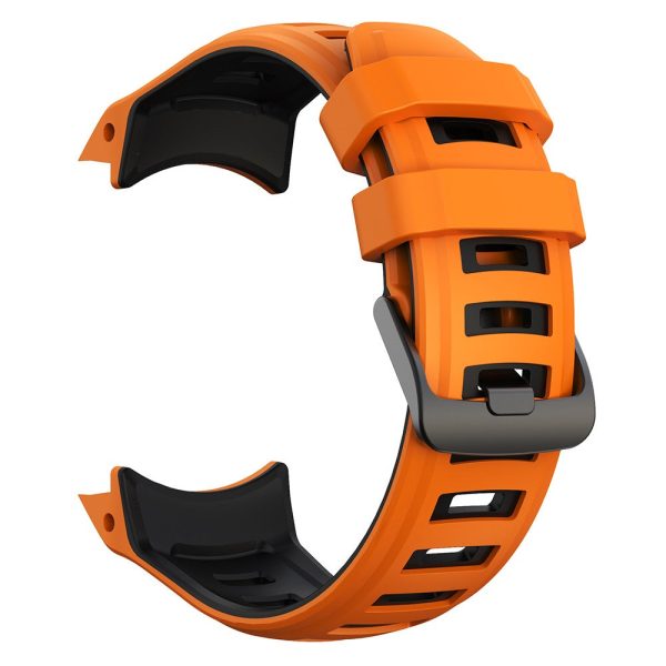 Garmin Instinct 2X Silicone Watch Strap Replacement Wrist Band - Orange+Black Online