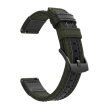 Samsung Galaxy Gear S3   S3 Frontier   Galaxy Watch 46mm genuine leather watch band - Army Green Cheap