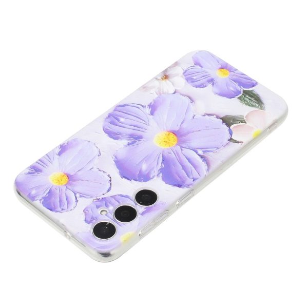 Imagine Samsung Galaxy A16 cover - Purple Flower Online