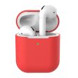 Apple Airpods silicone charging case - Red Online Sale