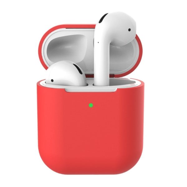 Apple Airpods silicone charging case - Red Online Sale