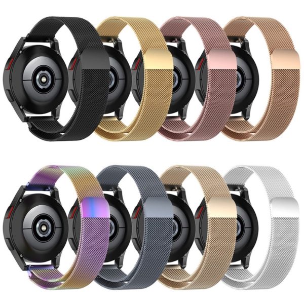 20mm Universal simple stainless steel watch strap - Colorful Fashion