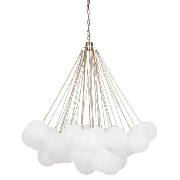 Cloud Pendant Light 3Lt Large in Frosted White Sale