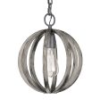 CLEARANCE Allier Pendant Ligh Weather Oak Wood Elstead Lighting - ELS.FE ALLIER P WW Discount