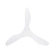 48  Surf DC Ceiling Fan in White, Black, Oak White or Teak Black For Discount