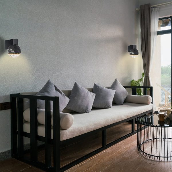 Oneta Indoor Wall Light Black or White Online now