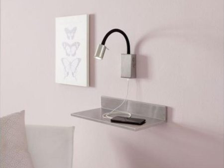 Tazzoli Indoor Wall Light in White, Black or Black Satin Nickel Online