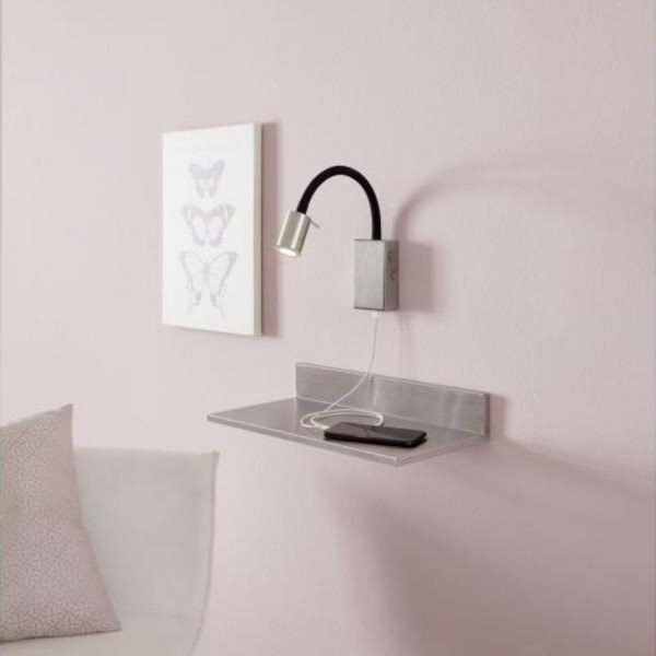 Tazzoli Indoor Wall Light in White, Black or Black Satin Nickel Online