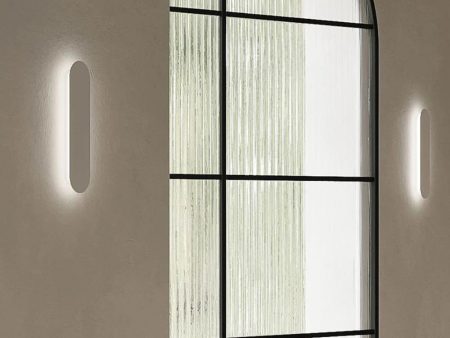 Shadow Long Indoor LED Wall Light 10w in Satin White on Sale