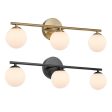 Moran Indoor Wall Light 3Lt in Antique Gold or Black Online Hot Sale