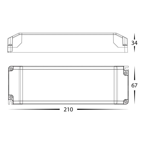 100w Indoor LED Driver Triac Dimmable in 12v or 24v Havit Lighting -  HV9668-12V100W,HV9668-24V100W Cheap