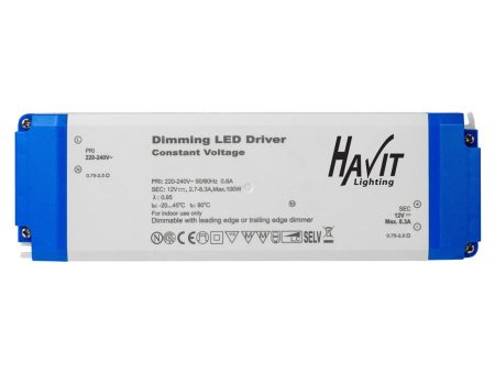 100w Indoor LED Driver Triac Dimmable in 12v or 24v Havit Lighting -  HV9668-12V100W,HV9668-24V100W Cheap