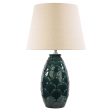 Delphin Ceramic Table Lamp Green OL94535 oriel Lighting For Discount