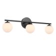 Moran Indoor Wall Light 3Lt in Antique Gold or Black Online Hot Sale