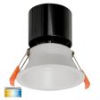 90mm Prime Deep Wifi LED Downlight 12w Black, White CCT CRI 90+ HV5514CCT Havit Lighting Supply