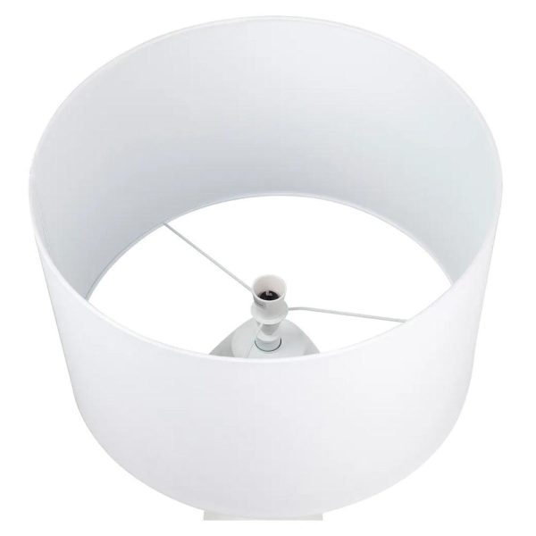 Abstract Floor Lamp in White on Sale