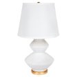 Baldwin Table Lamp White and Gold 11839 For Discount