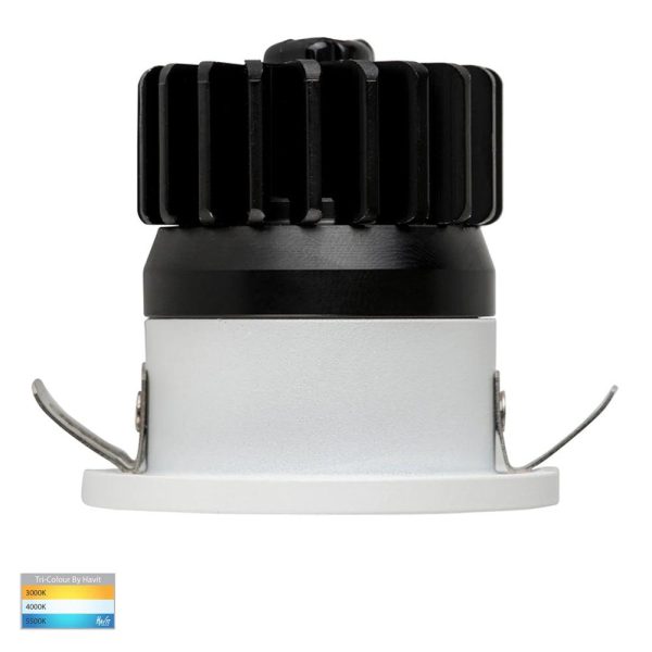 38mm Niche LED Downlight 3w Black, White CCT CRI 90+ HV5702T Havit Lighting Online