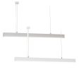 2400mm Proline LED Pendant Light 110w in Silver or White Havit Lighting -  HV6001X-SLV-2.4, HV6001X-WHT-2.4 Fashion