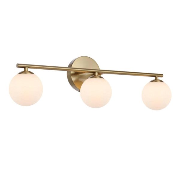 Moran Indoor Wall Light 3Lt in Antique Gold or Black Online Hot Sale