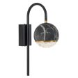 Oneta Arm Indoor Wall Light Black or White Online now