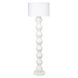 Abstract Floor Lamp in White on Sale