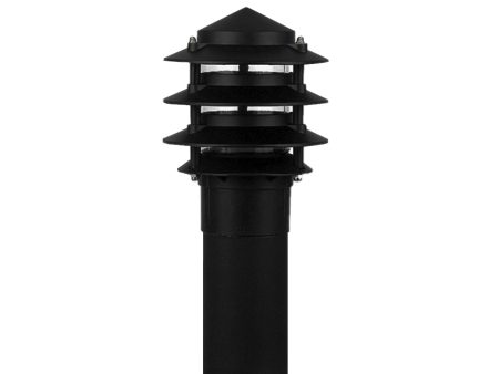 Three Tier Bollard Top Head To Suit 76mm Pole PL-Dover Online Hot Sale