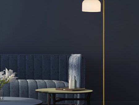 Hoff Floor Lamp in Black and Opal Matt Discount