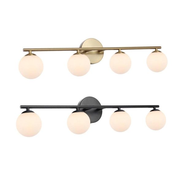 Moran Indoor Wall Light 4Lt in Antique Gold or Black Online Sale