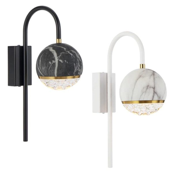 Oneta Arm Indoor Wall Light Black or White Online now