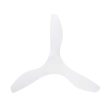 52  Surf DC Ceiling Fan in White, Black, Oak White or Teak Black For Discount