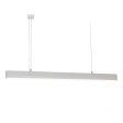 2400mm Proline LED Pendant Light 110w in Silver or White Havit Lighting -  HV6001X-SLV-2.4, HV6001X-WHT-2.4 Fashion