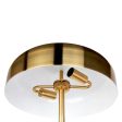 Sachs Floor Lamp 2Lt in Polished Brass Online now