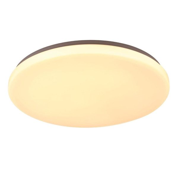 Diego LED Oyster Light 36w in Opal White Online Hot Sale