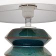 Azul Table Lamp Teal with White Shade 13310 Online Sale