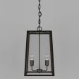 Dover Lantern Pendant Light 2Lt in Old Bronze with Clear or Frosted Glass Online