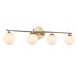 Moran Indoor Wall Light 4Lt in Antique Gold or Black Online Sale