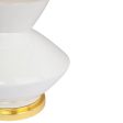 Baldwin Table Lamp White and Gold 11839 For Discount